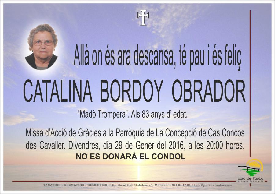 CATALINA BORDOY OBRADOR