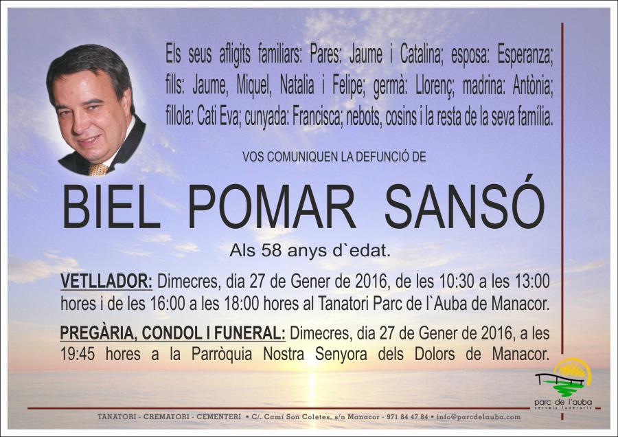 BIEL POMAR SANSÓ