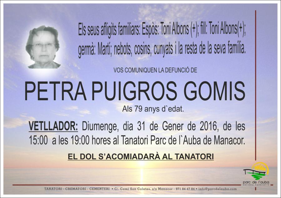 PETRA PUIGROS GOMIS