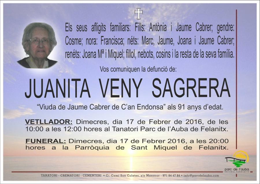 JUANITA VENY SAGRERA