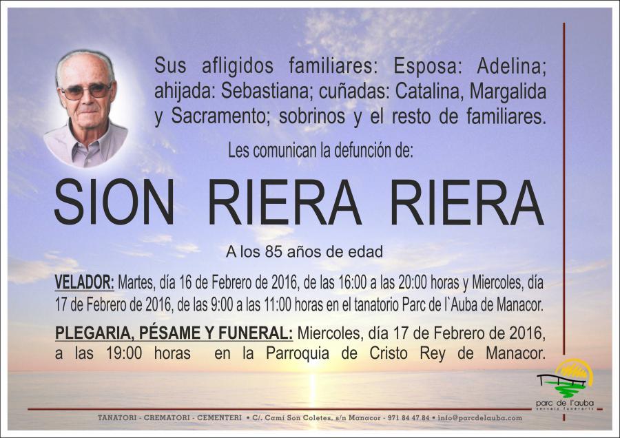 SION RIERA RIERA