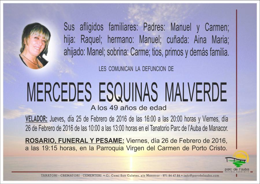 MERCEDES ESQUINAS MALVERDE