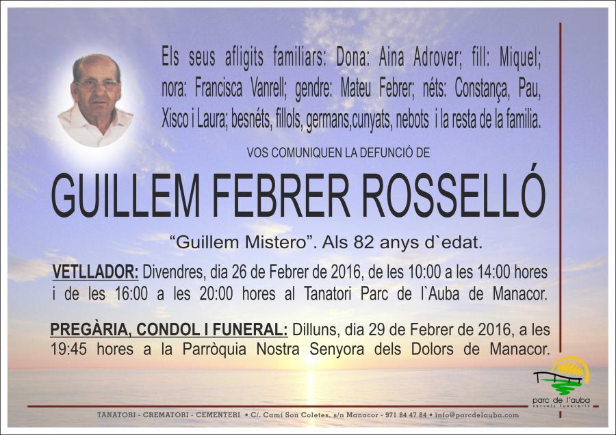 GUILLEM FEBRER ROSSELLÓ