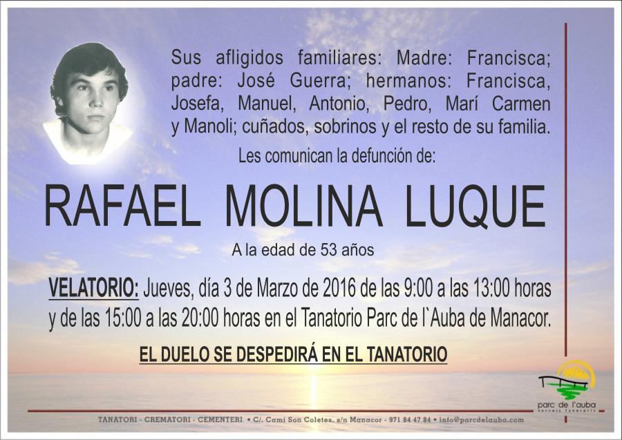 RAFAEL MOLINA LUQUE
