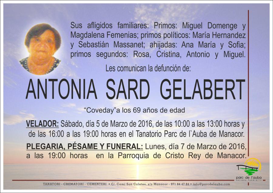 ANTONIA SARD GELABERT