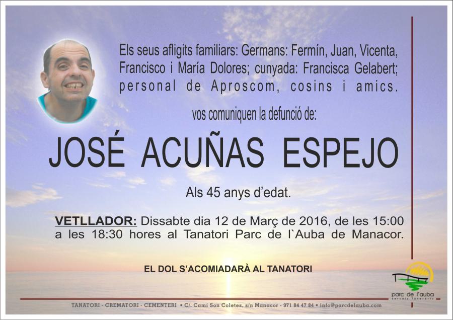 JOSÉ ACUÑAS ESPEJO