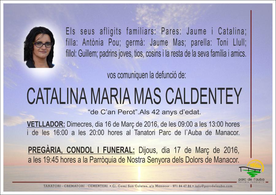 CATALINA MARIA MAS CALDENTEY