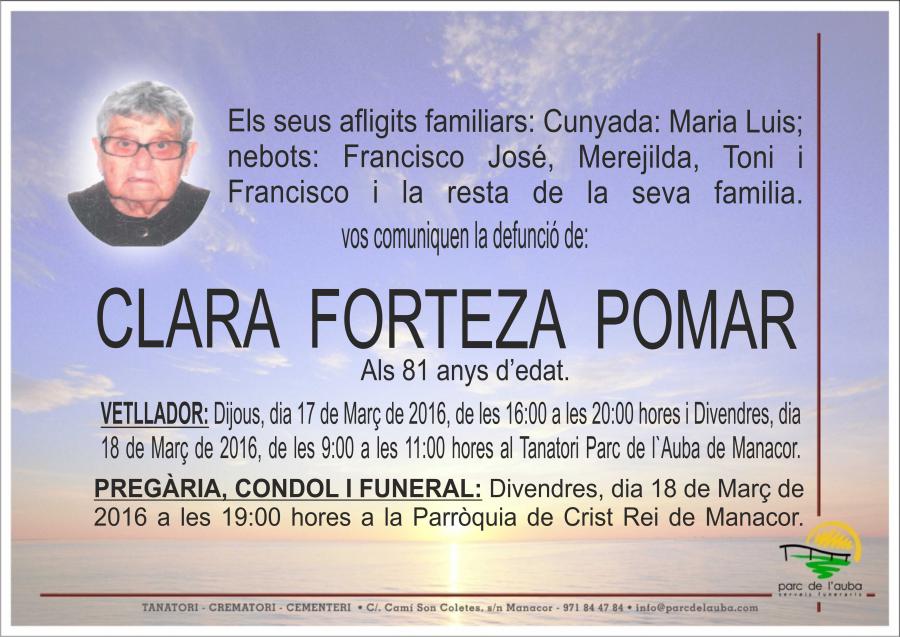 CLARA FORTEZA POMAR