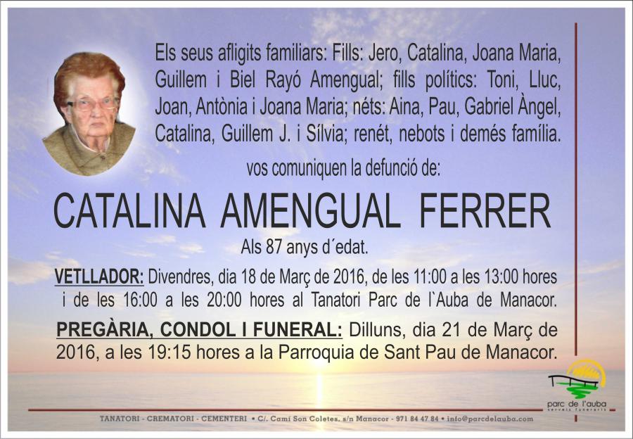 CATALINA AMENGUAL FERRER