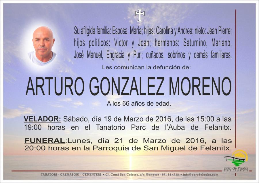 ARTURO GONZALEZ MORENO