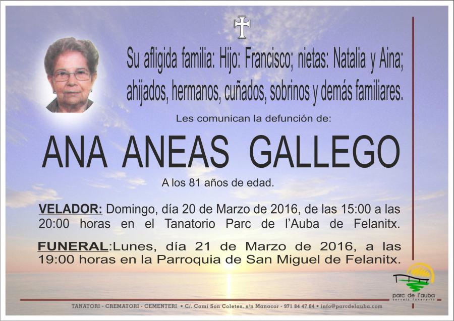 ANA ANEAS GALLEGO