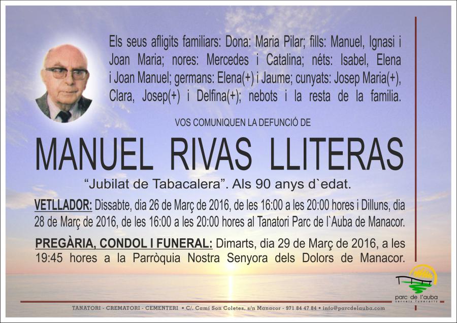 MANUEL RIVAS LLITERAS