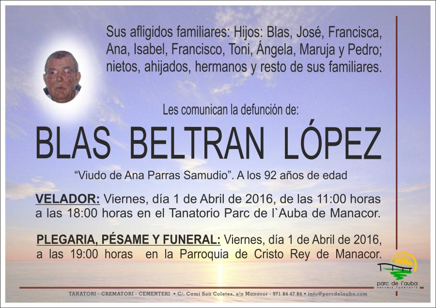 BLAS  BELTRAN LÓPEZ