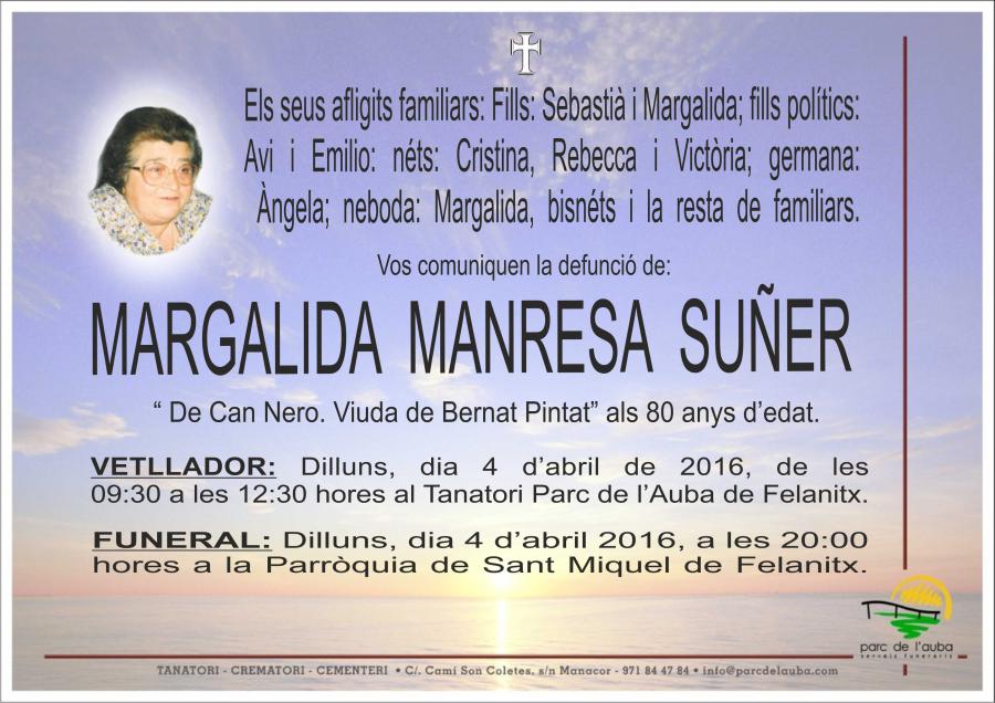 MARGARITA  MANRESA SUÑER