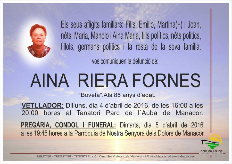 AINA RIERA FORNES