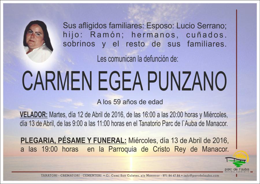CARMEN EGEA PUNZANO