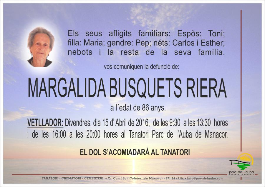 MARGALIDA BUSQUETS RIERA
