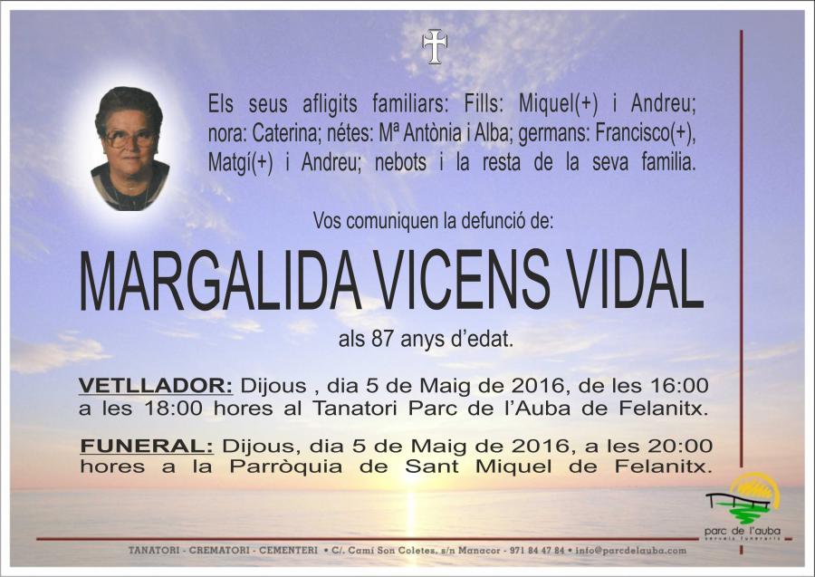 MARGALIDA VICENS VIDAL