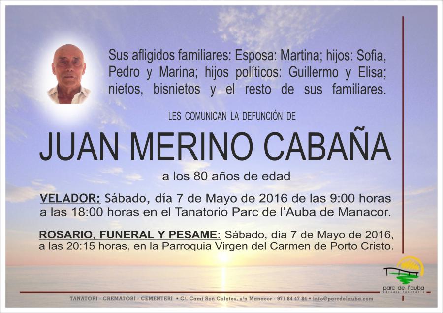 JUAN MERINO CABAÑA