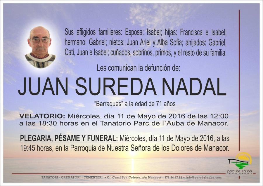 JUAN  SUREDA NADAL