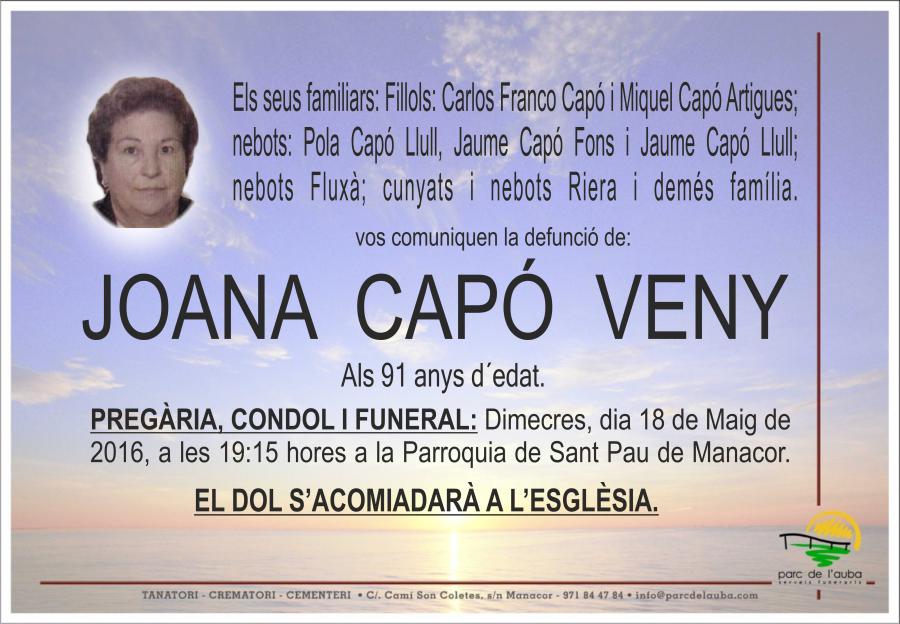 JOANA CAPÓ VENY