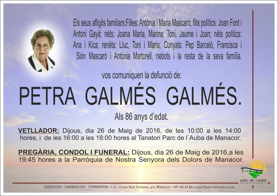 PETRA GALMÉS GALMÉS