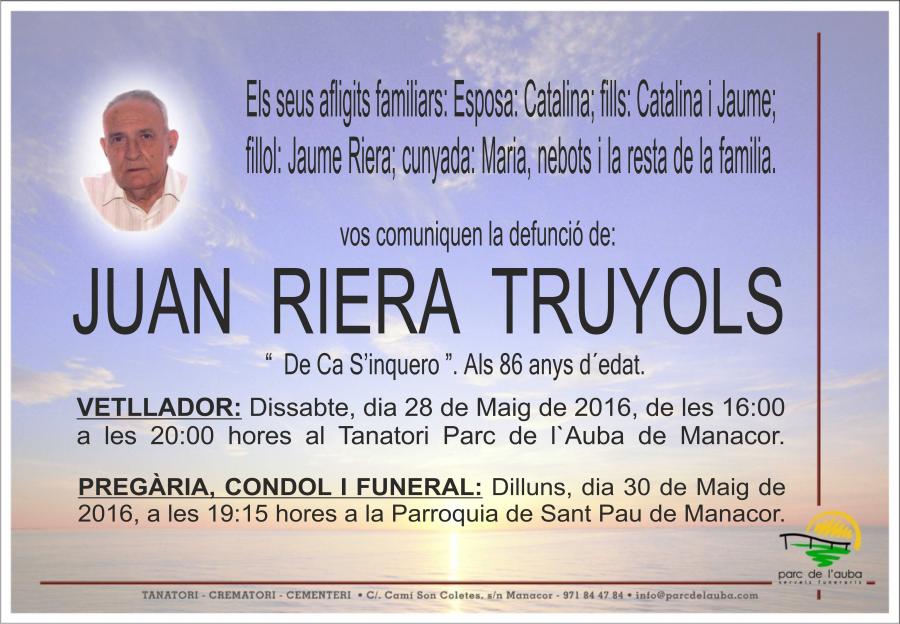 JUAN RIERA TRUYOLS