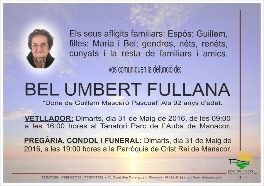 BEL UMBERT FULLANA