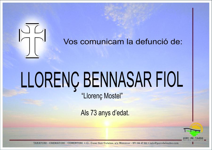 LLORENÇ BENNASAR FIOL