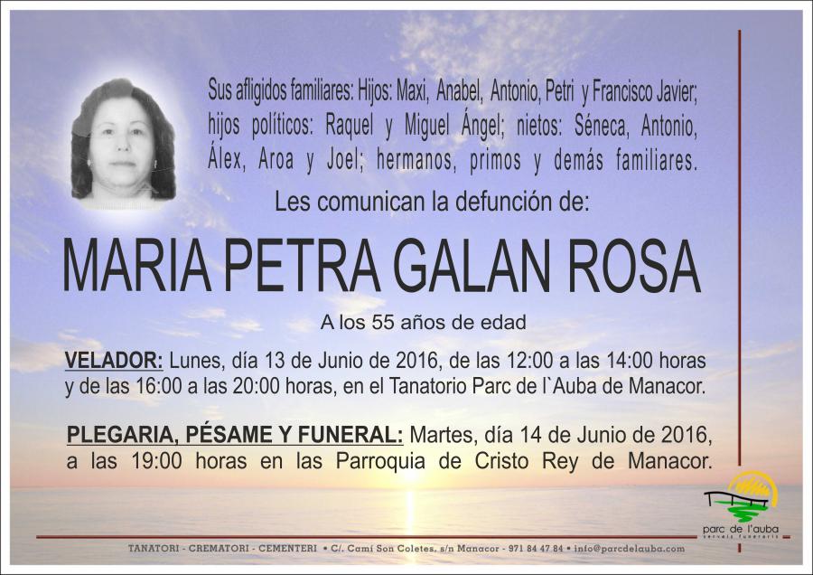 MARIA PETRA GALAN ROSA