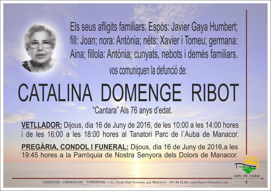 CATALINA DOMENGE RIBOT
