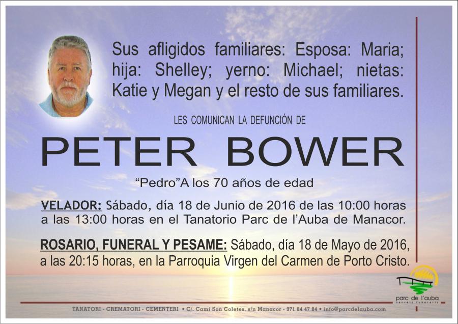 PETER BOWER
