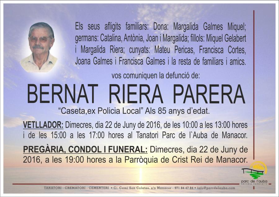 BERNAT RIERA PARERA