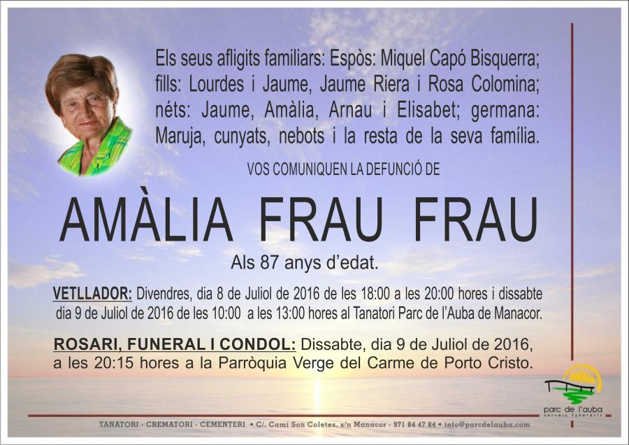 AMÀLIA FRAU FRAU