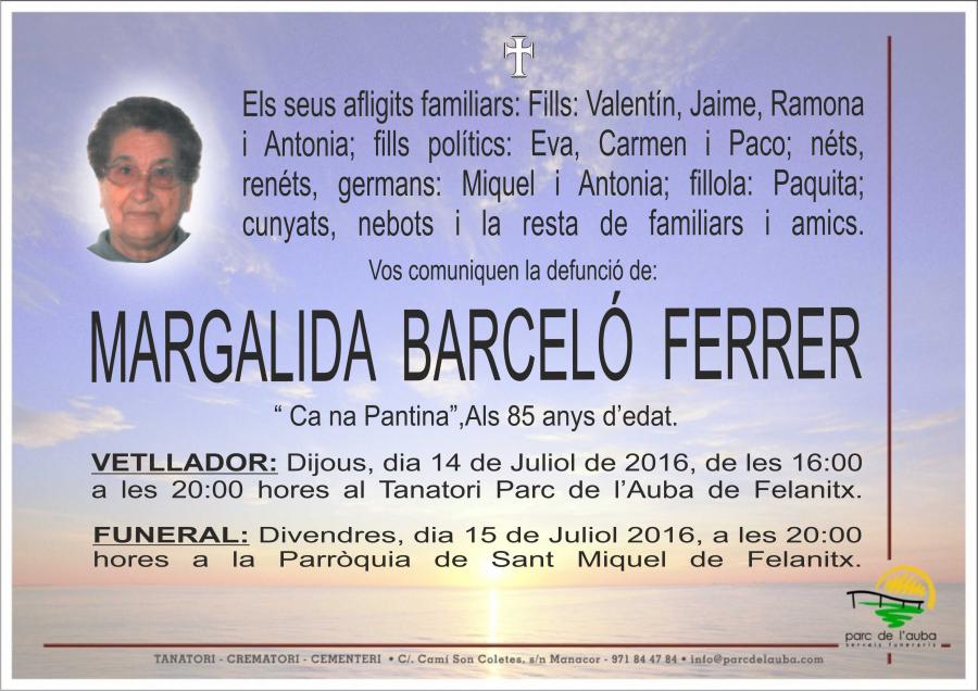 MARGALIDA BARCELÓ FERRER
