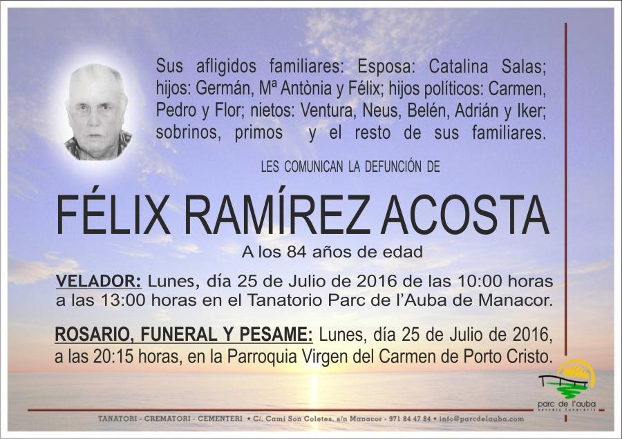 FÉLIX RAMÍREZ ACOSTA