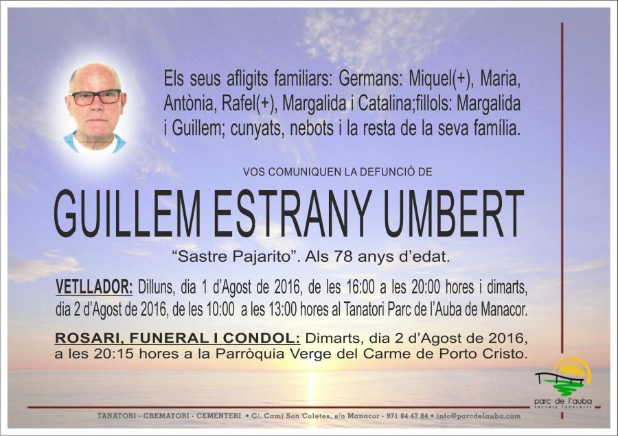 GUILLEM ESTRANY UMBERT