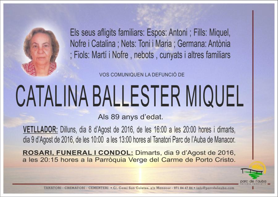 CATALINA BALLESTER MIQUEL