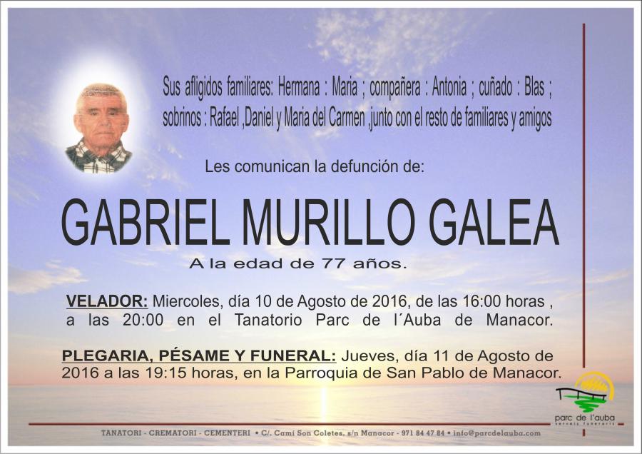 GABRIEL MURILLO GALEA