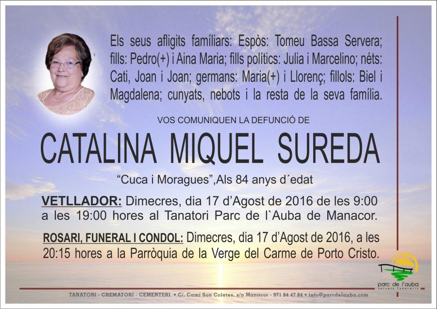 CATALINA MIQUEL SUREDA