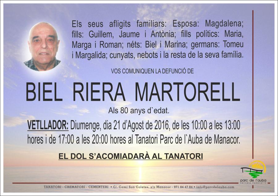 BIEL RIERA MARTORELL