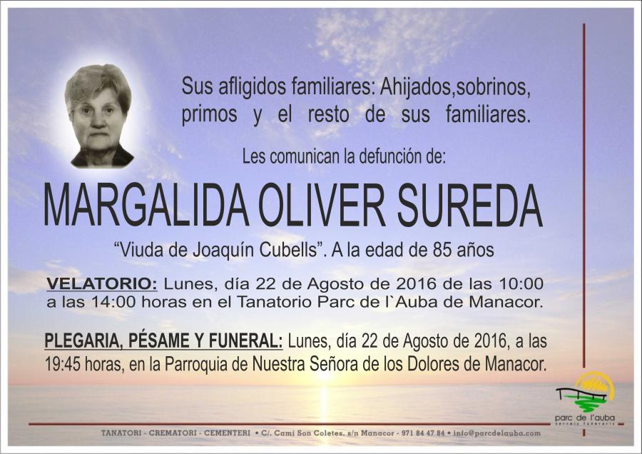 MARGALIDA OLIVER SUREDA