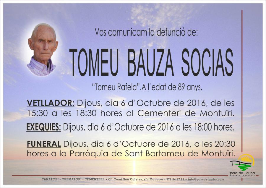 TOMEU BAUZA SOCIAS