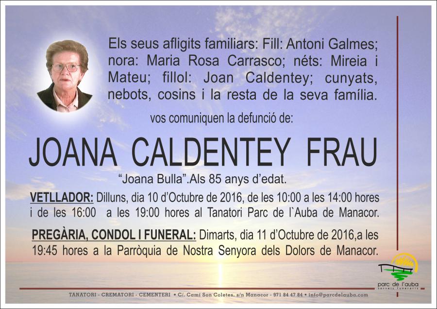 JOANA CALDENTEY FRAU