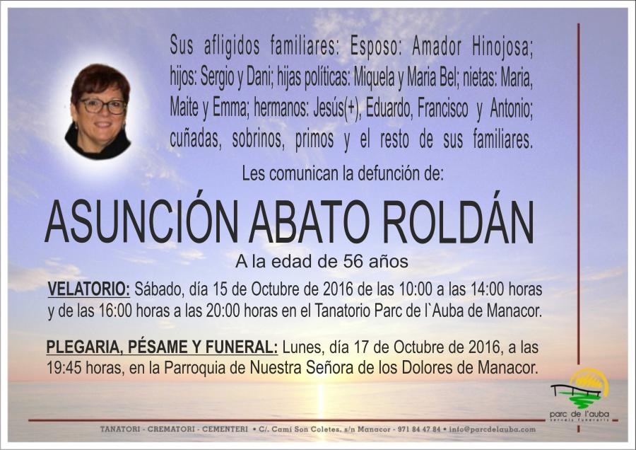 ASUNCIÓN ABATO ROLDÁN