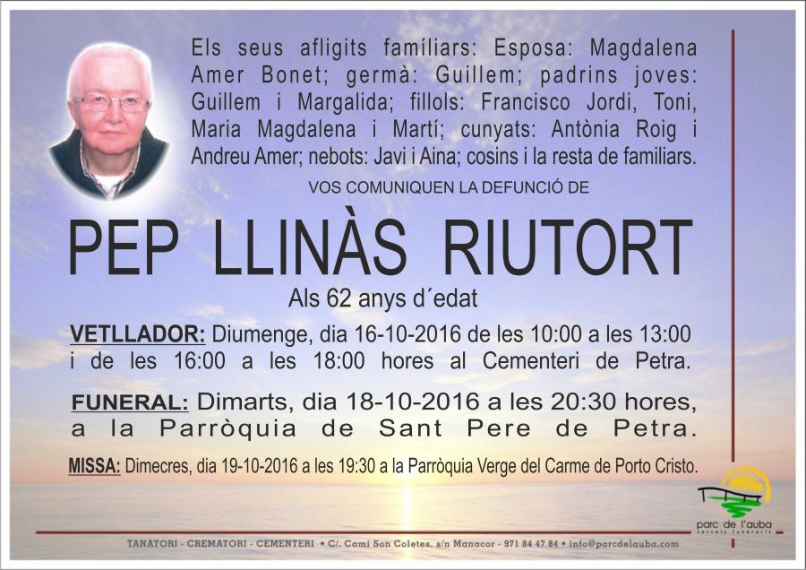 PEP LLINAS  RIUTORT