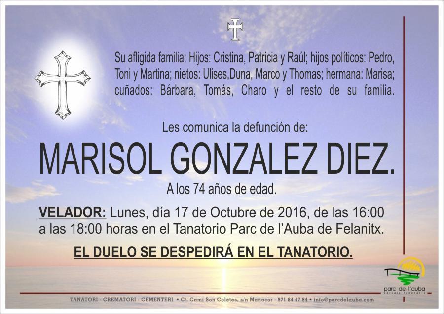 MARISOL GONZALEZ DIEZ