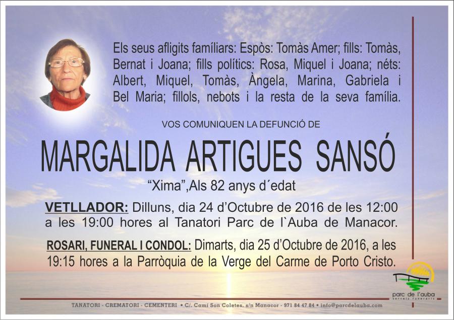 MARGALIDA ARTIGUES SANSÓ
