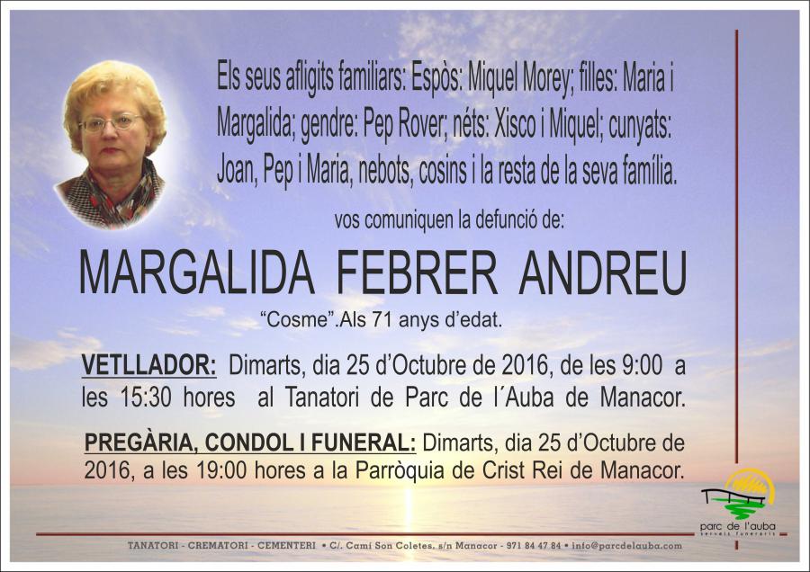 MARGALIDA FEBRER ANDREU