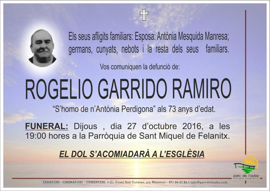 ROGELIO  GARRIDO RAMIRO